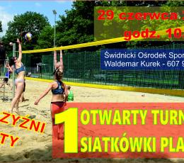 I Otwarty Turniej Siatkówki Plażowej...